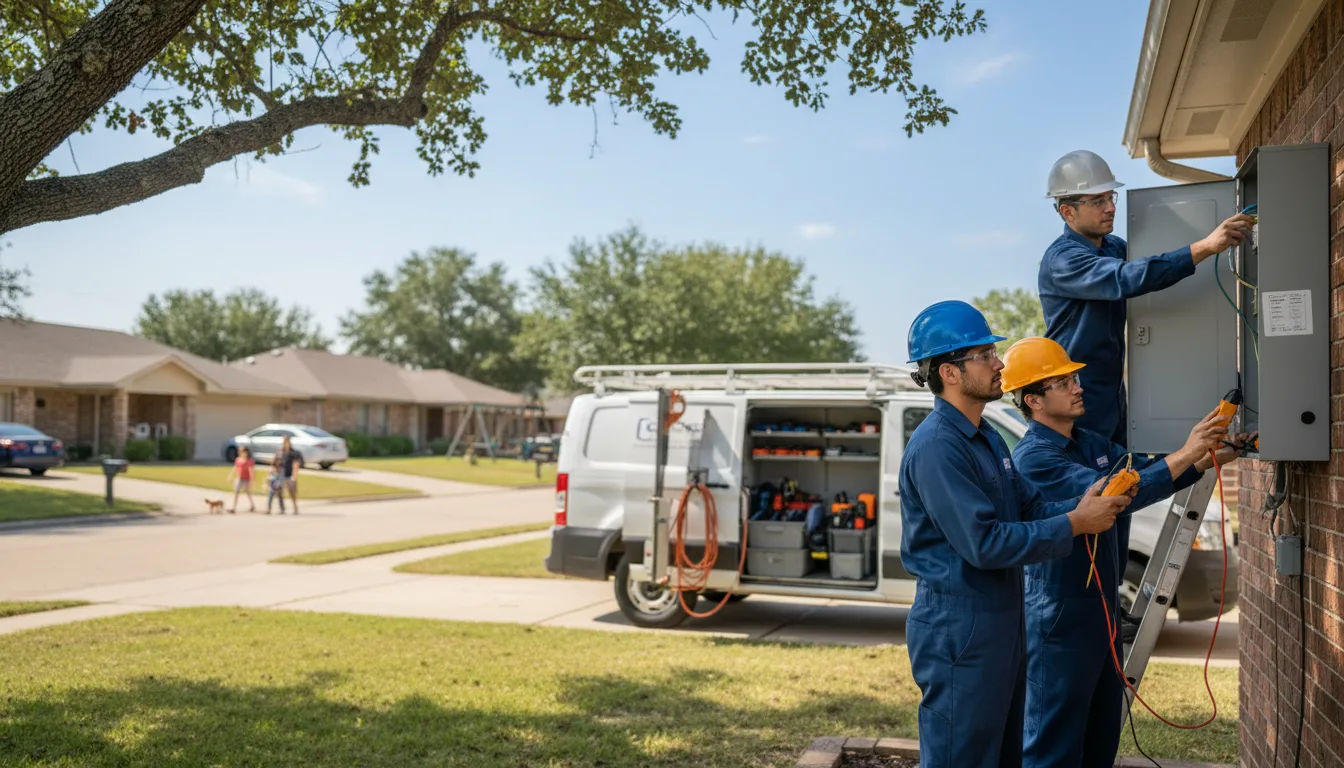 Certified electrician providing emergency electrical services in Eldorado, OK